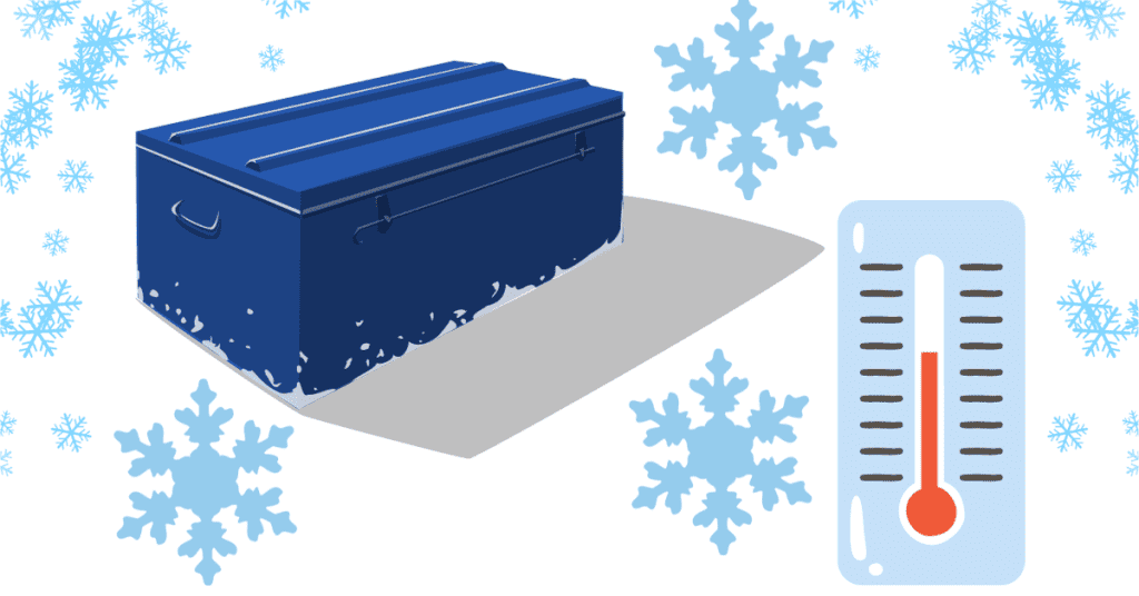 Illustration of a chilled cooler