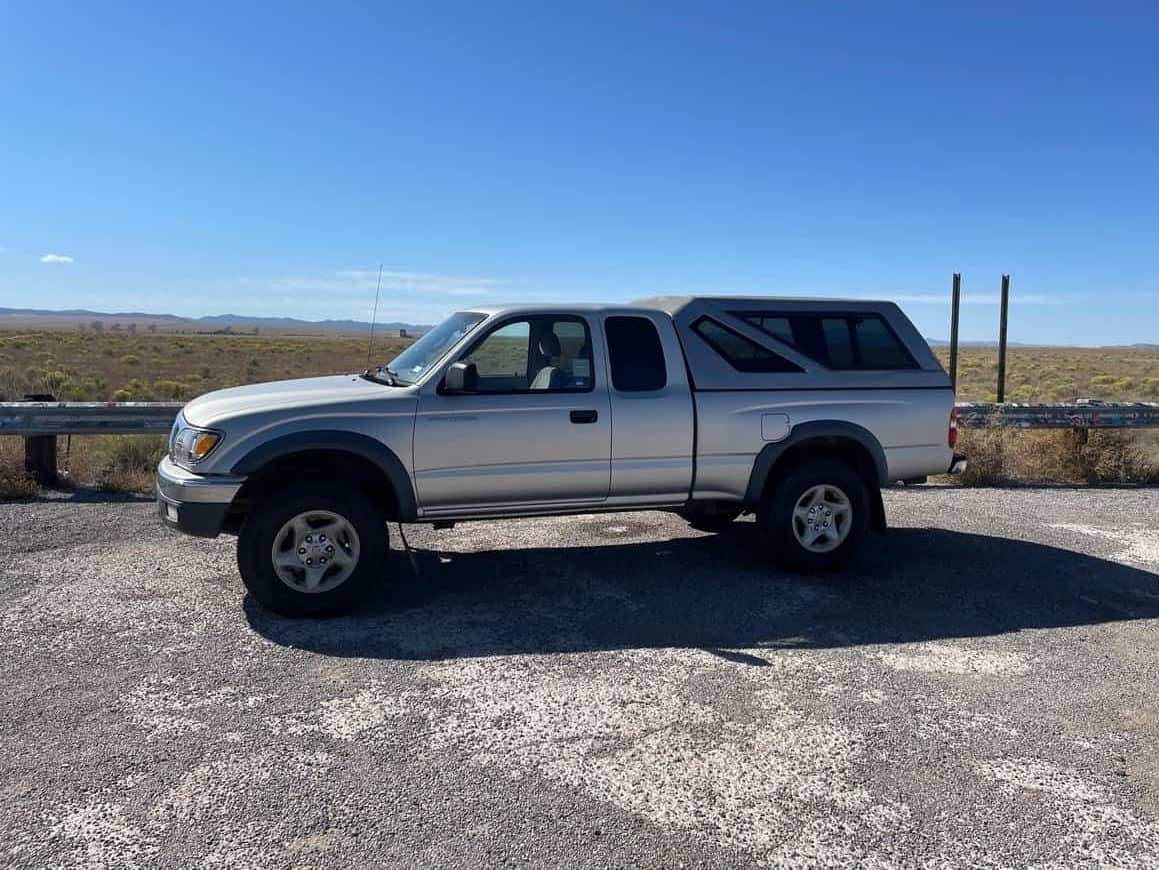 Truck on a road trip